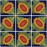 Mexican Talavera Tiles Sunflower 6